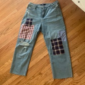 Hollister high rise dad jean